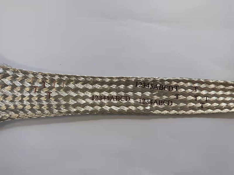 銅編織帶激光打標(biāo)機(jī)