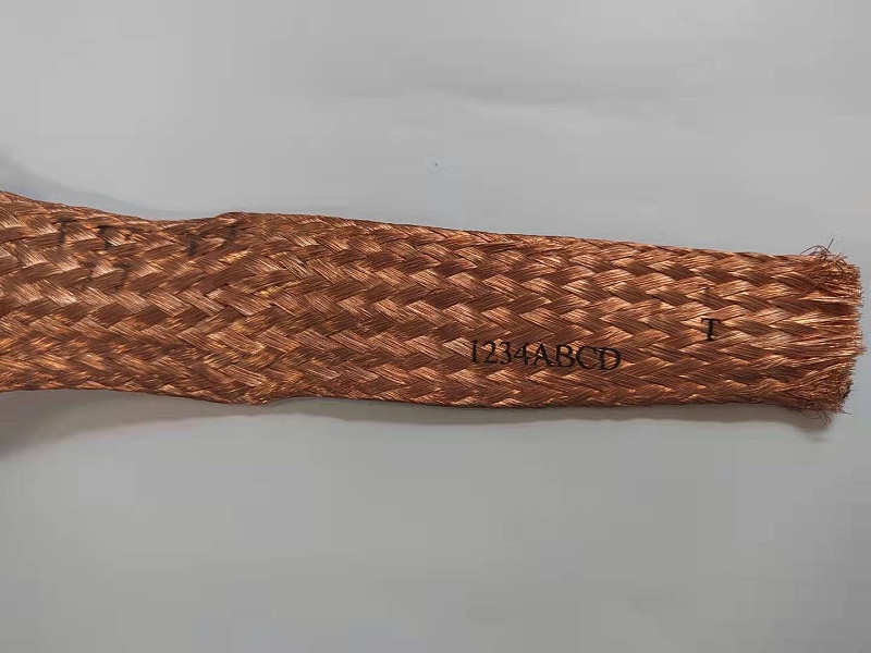 銅編織帶激光打標(biāo)機(jī)