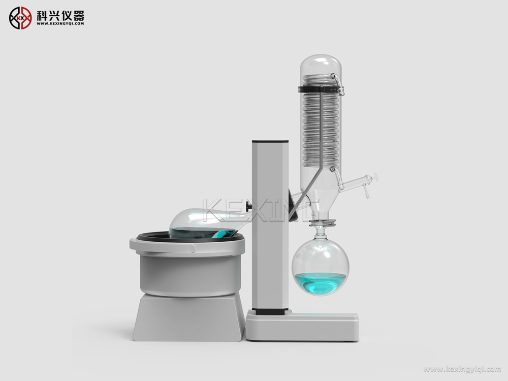 旋轉蒸發(fā)儀小型技術手動側面 旋轉蒸發(fā)儀小型技術手動側面